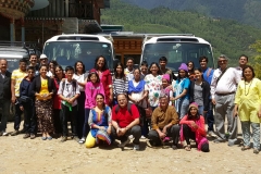 A Group Enjoying Like A Family @ Paro, Bhutan