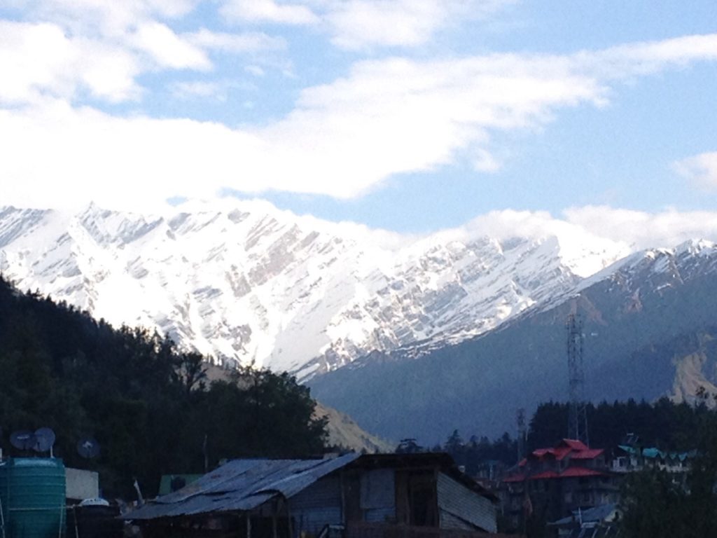 Himalayas from Solang