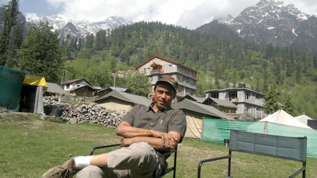 at camp-site, Solang, Himachal